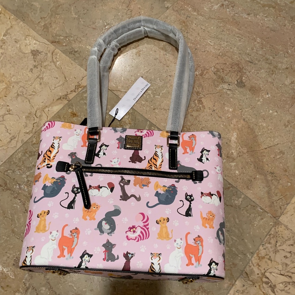 Disney Parks Dooney & Bourke 2024 Cats Tote Bag Purse